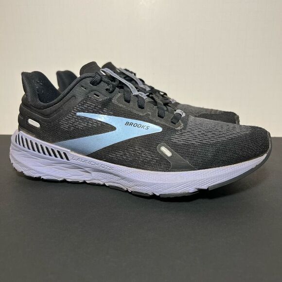 Womens BROOKS Launch GTS 9 Black Running Shoes / Size 8 Medium - Picture 1 of 9